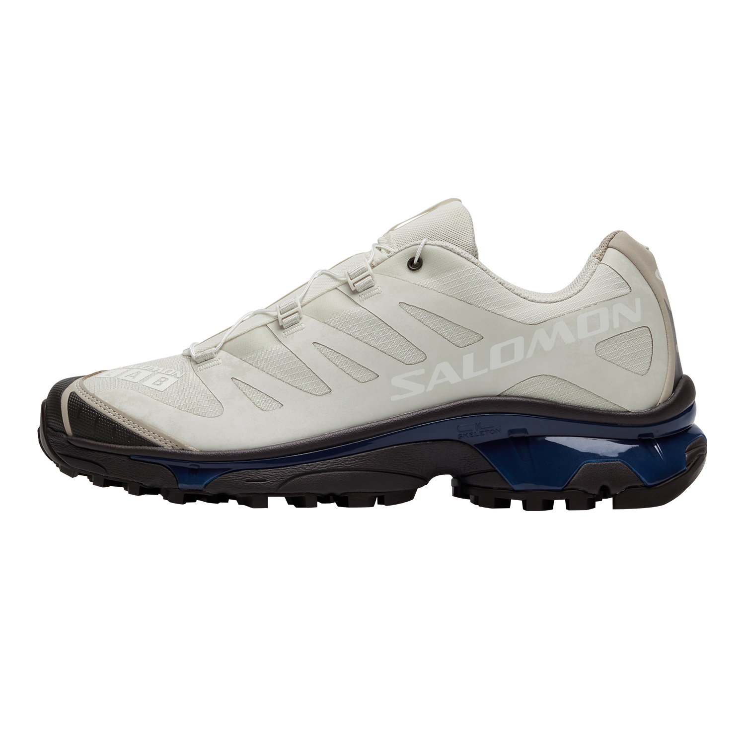 SALOMON XT 4 Running Shoes Unisex Low top Vanilla/Coffee Black/Dark Blue