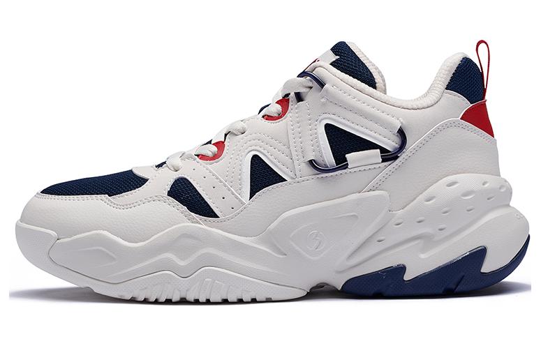 361° Anti Slip Wear Resistant Low Top Sports Casual Shoes Blue White