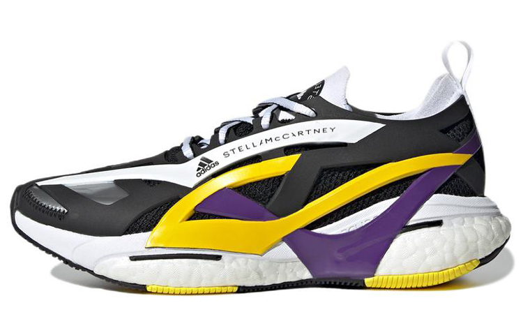 Adidas Solarglide Stella McCartney Core Black Active Purple Shock Yellow Women's