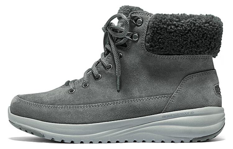 Skechers ON THE GO Stellar Short Snow Boots Women's Charcoal Gray