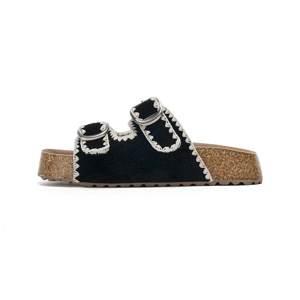 EBLAN Slide Slippers Women's Black