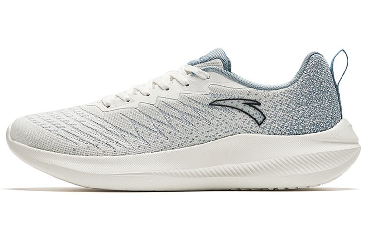 Anta Anti-Slip And Wear-Resistant Lightweight Low-Top Running Shoes Men's White Blue