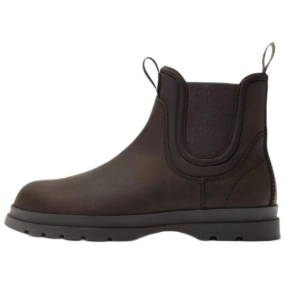 ZARA Short Chelsea Boots Men's Brown