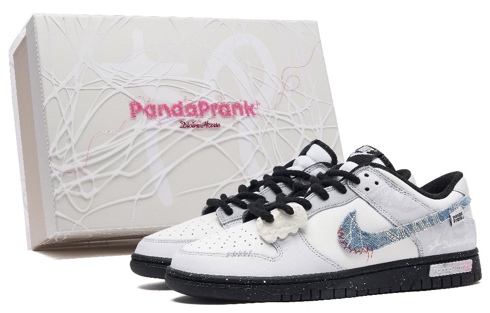 Nike Dunk Skateboard Shoes Unisex Low-Top Gray/Blue