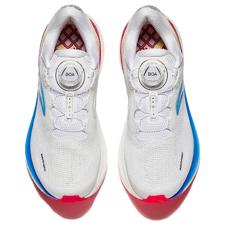 Anta Champion 3rd Gen PRO Wear-Resistant Low-Top Running Shoes Women's White Blue Red купить в интернет-магазине Yoocart с быстрой доставкой по России.