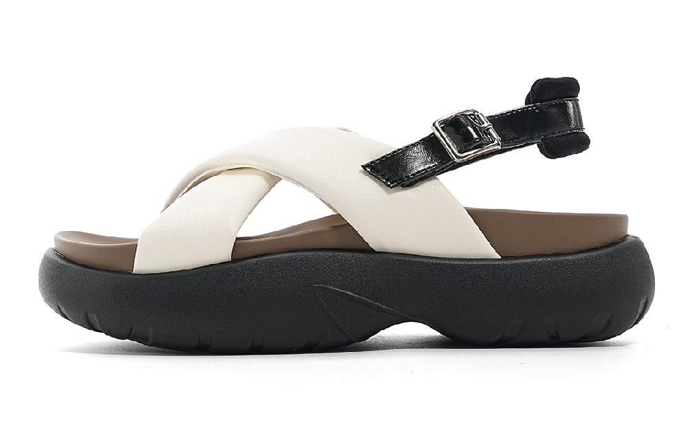 EBLAN Strap Sandals Women's Beige