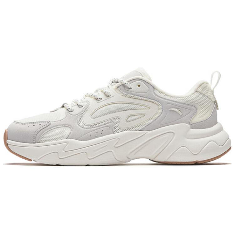 Anta Pulse Slip Resistant, Abrasion Resistant, Breathable Low Top Casual Shoes Men's White Gray