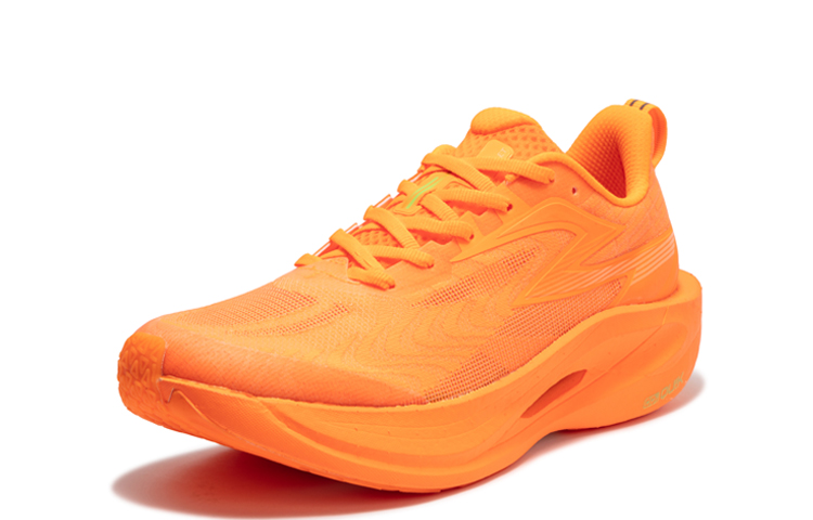 361° Fly 2ET Cushioning Anti-Slip Wear-Resistant Breathability Low-Top Running Shoes Unisex Fluorescent Super Orange