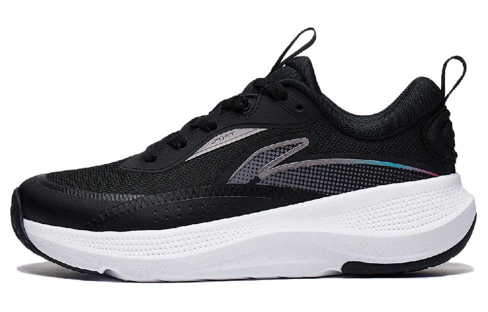 LiNing Soft Go Cushioning Anti-Slip Wear-Resistant Breathability Low-Top Casual Shoes Women's Black