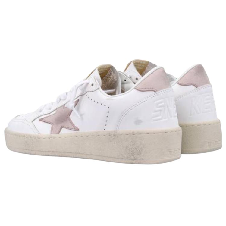 Golden Goose Ball Star 2 White Pink Women's