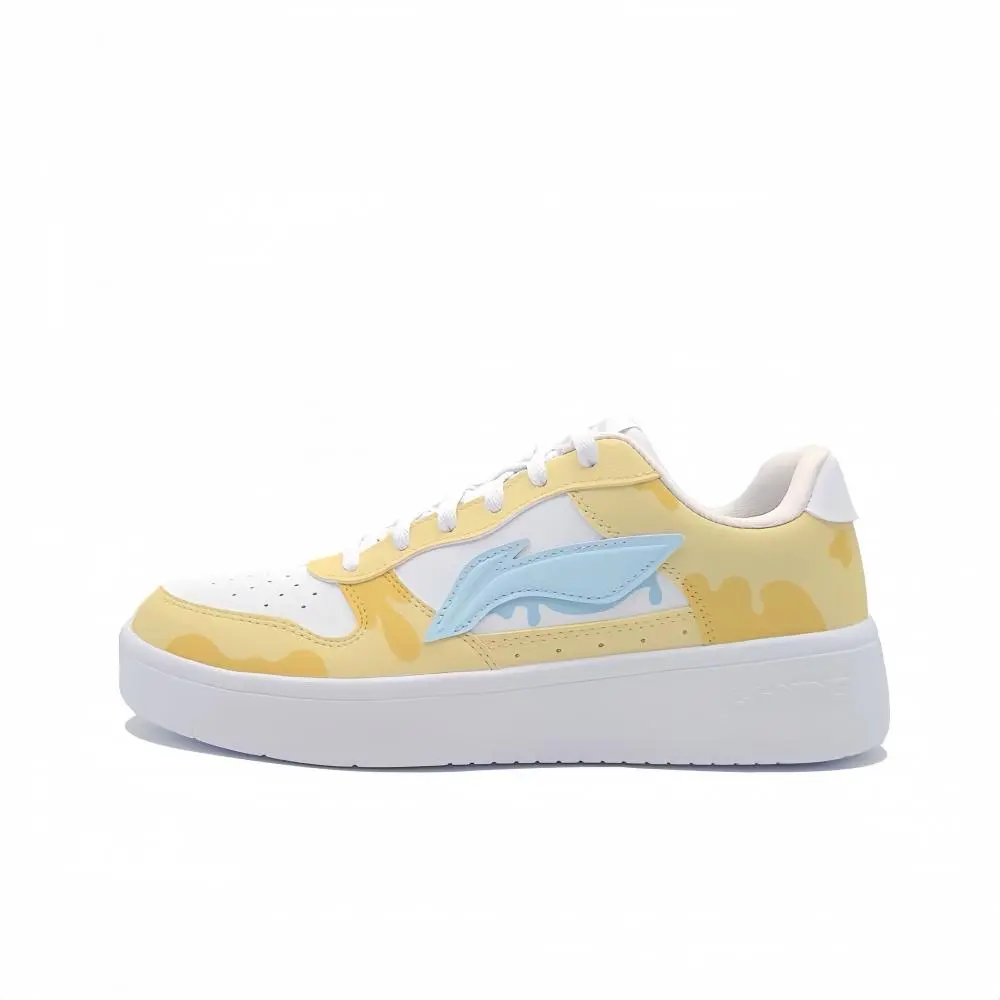 LiNing Pontoon Boats Slip Resistant, Abrasion Resistant, Breathable Low top Skateboard Shoes Women's