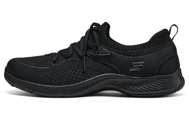 Skechers Sport Cushioning Breathable Low-Top Casual Shoes Women's Black