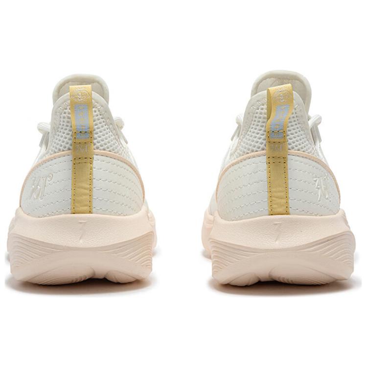 361° Slip-Resistant Breathable Low-Top Casual Running Shoes Women's White Cyan