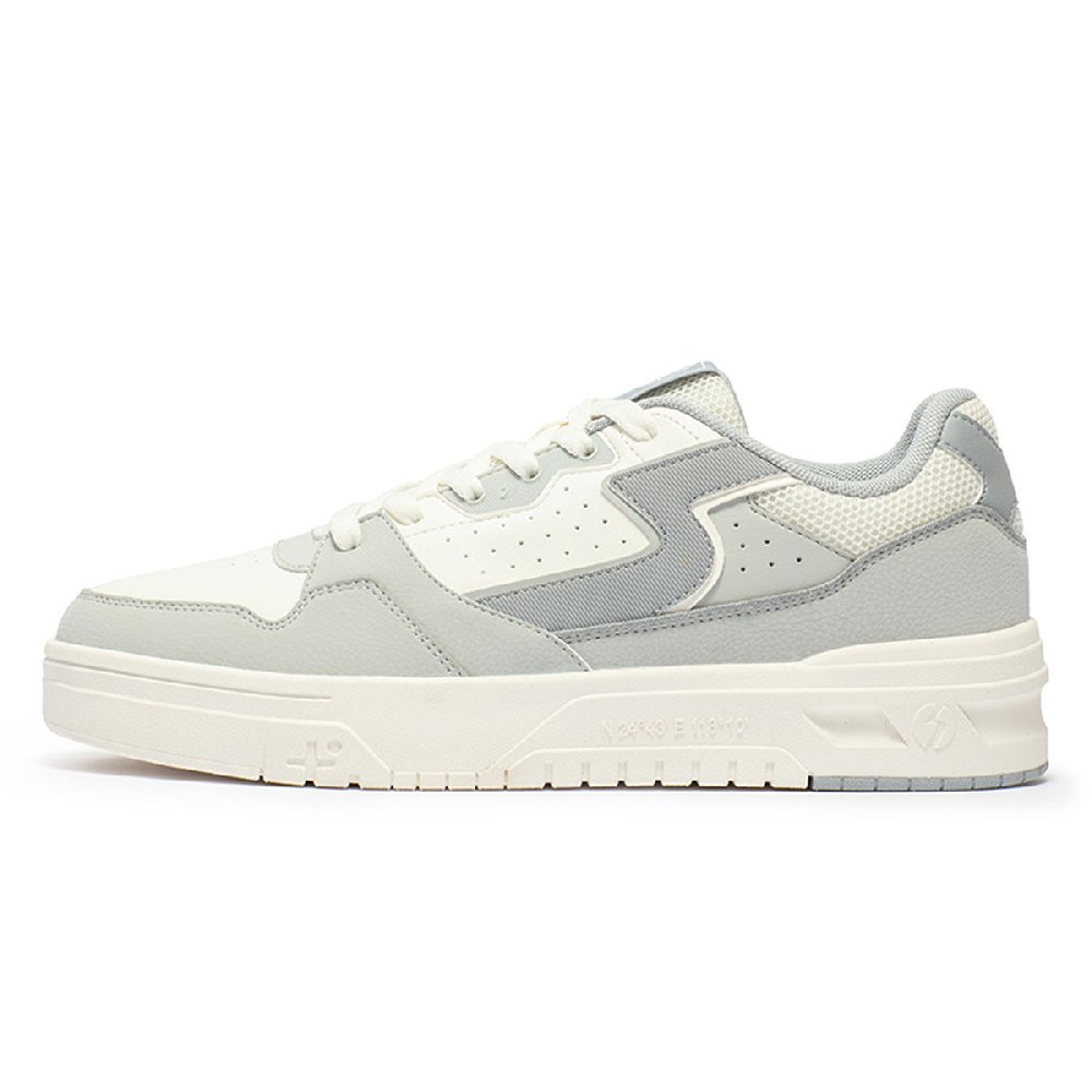 361° Non-slip Lightweight Low-Top Skateboard Shoes Men's Gray White