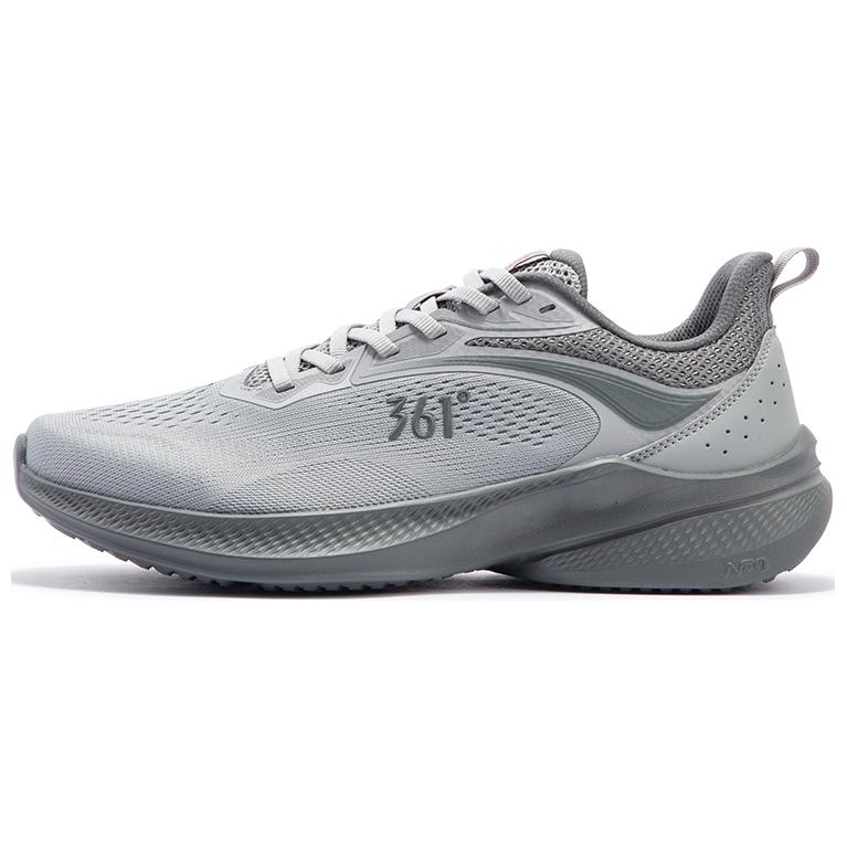 361° Slip Resistant, Abrasion Resistant, Breathable Low Top Sprint Running Shoes Men's Gray