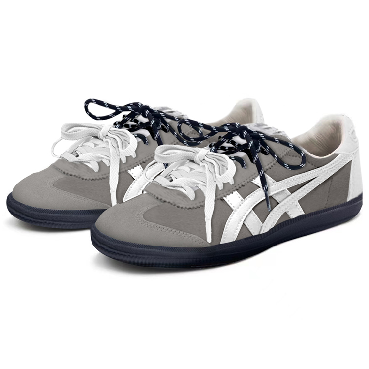 Onitsuka Tiger Tokuten Low-Top Skateboard Shoes Unisex Gray White