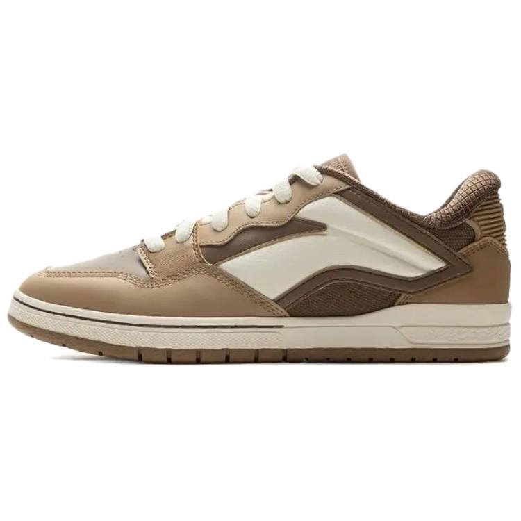 LiNing Wei Wu PRO Anti Slip Wear Resistant Low Top Skateboard Shoes Men's Brown Green