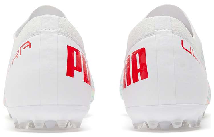 PUMA Ultra 3.2 Mg Spectra Soccer Shoes White/Red купить в интернет-магазине Yoocart с быстрой доставкой по России.