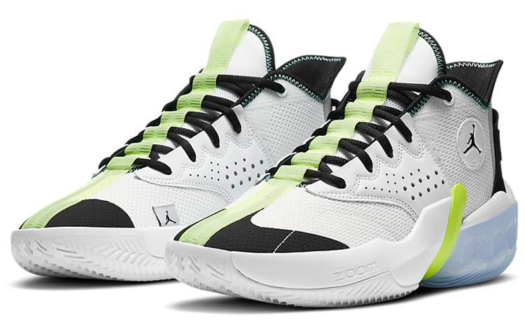 Jordan React Elevation Pf White Black Green Glow купить в интернет-магазине Yoocart с быстрой доставкой по России.