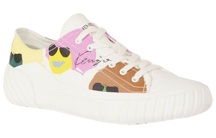 KENZO Tribute By Takada Kenzo Low top Sports Casual Shoes Women's White