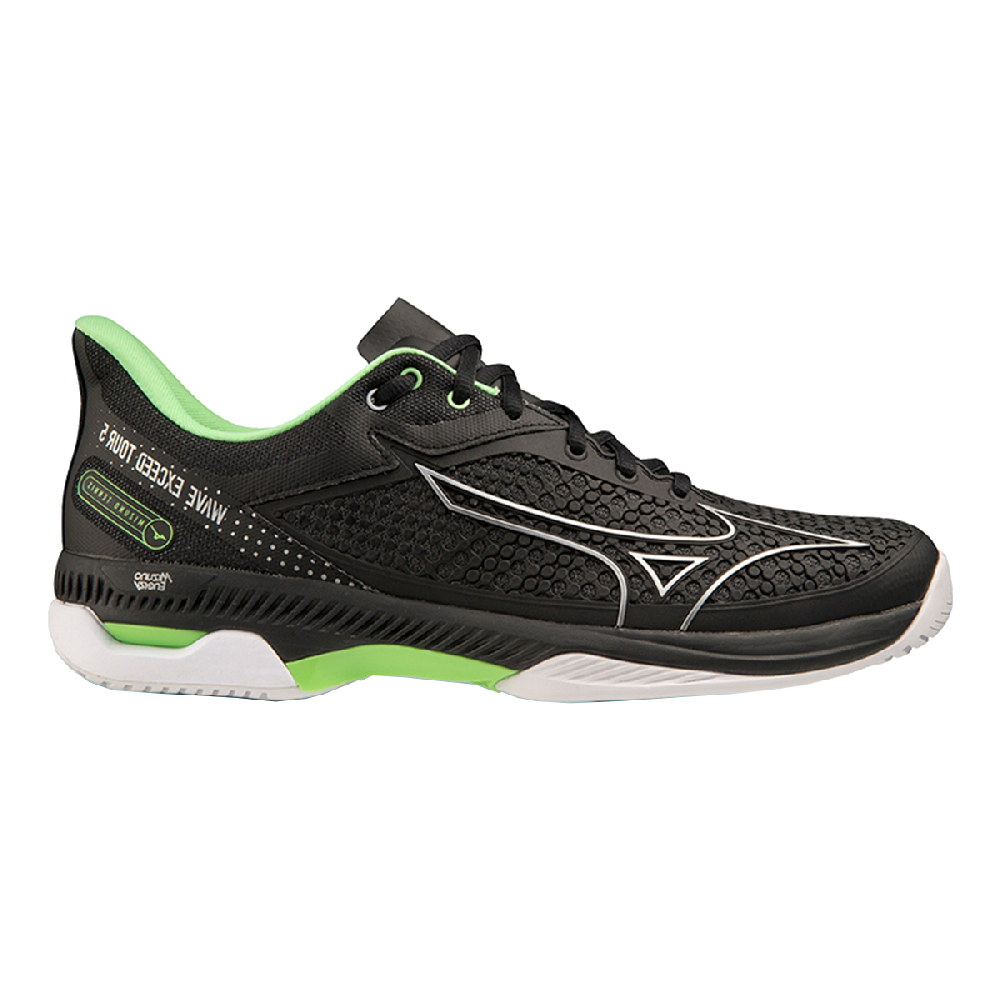 Mizuno Wave Exceed Tour 5 Cushioning Wear-Resistant Low-Top Tennis Shoes Unisex Black