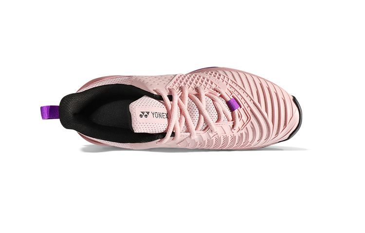YONEX Power Cushion Sonikage 3 Shock Absorbers Low Top Tennis Shoes Women's Pink Beige