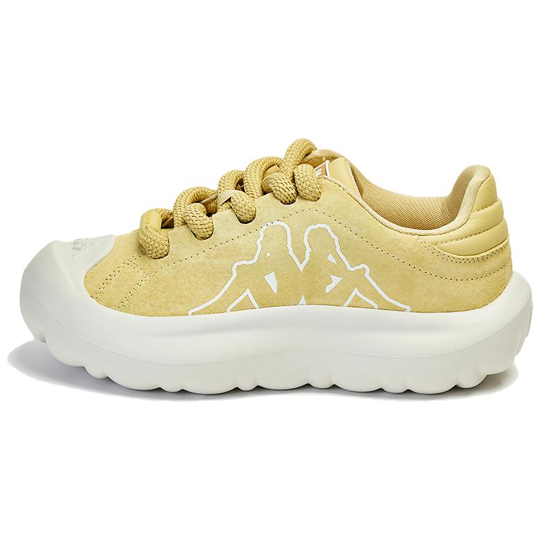 Kappa Wear resistant And Lightweight Low Top Casual Shoes Women's Yellow White