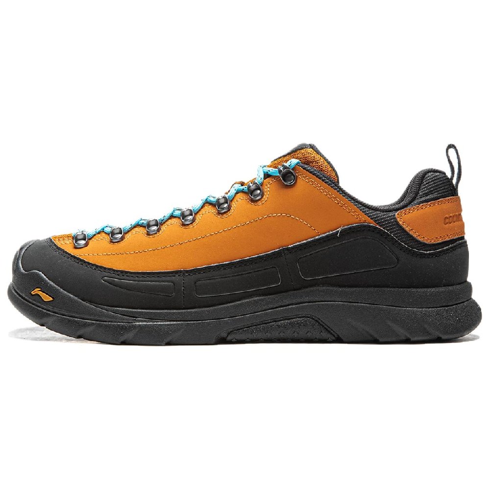 LiNing Cushioning, Slip Resistant, Abrasion Resistant, Rebound Low top Outdoor Shoes Unisex Tangli Brown Night Black
