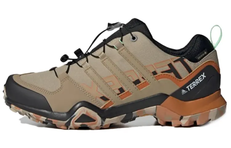 Adidas Terrex Swift R2 Gt Shock Absorbers Slip Resistant Low Top Outdoor Shoes Men's Brown Black
