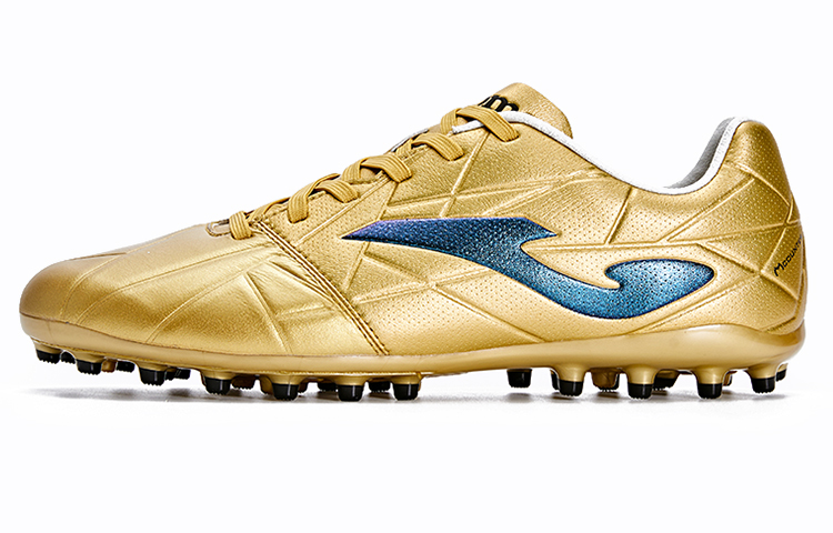Joma MG Rubber Short Studs Artificial Ground Anti Slip Wear Resistant Soccer Shoes Men's Crimson Gold