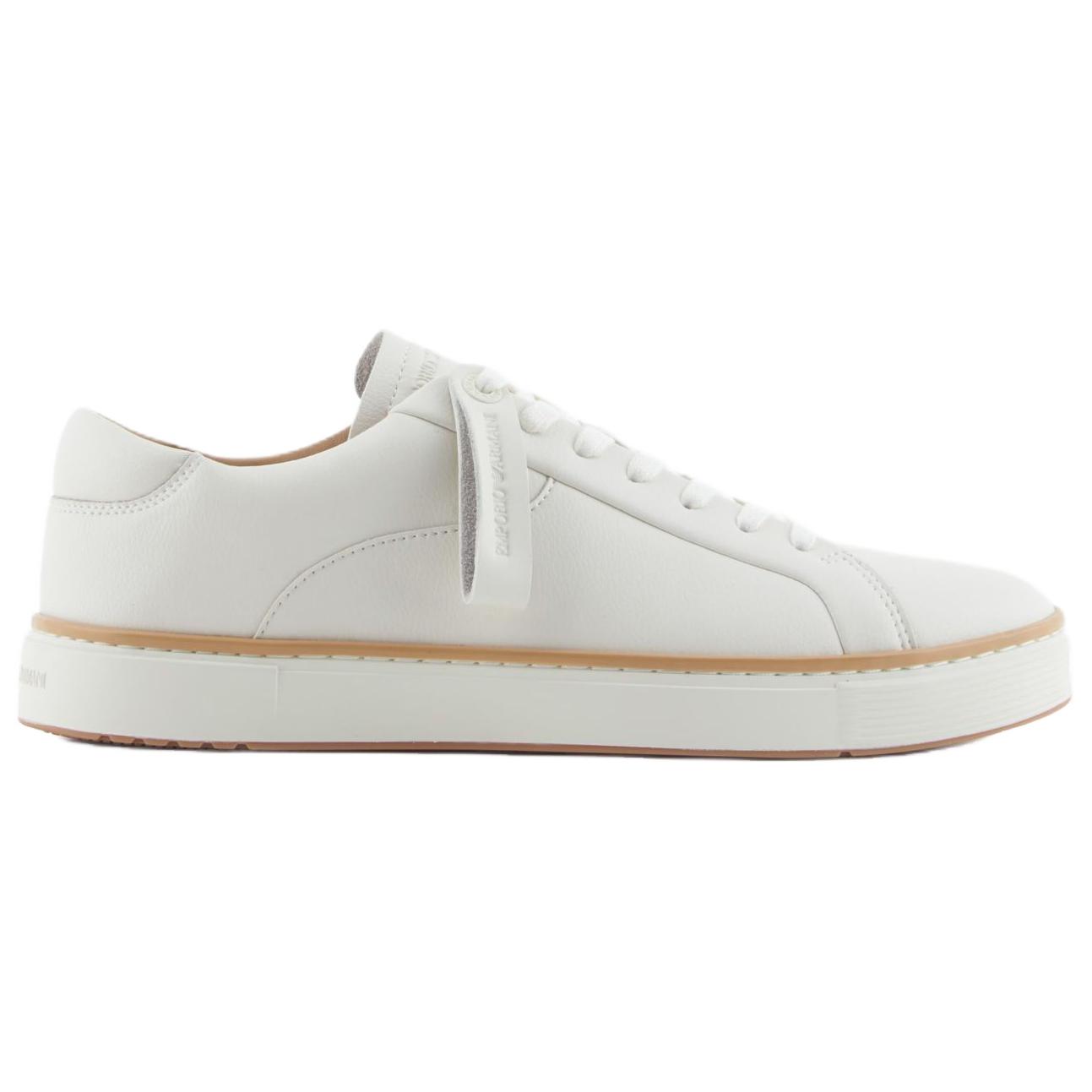EMPORIO ARMANI Low top Skateboard Shoes Men's White