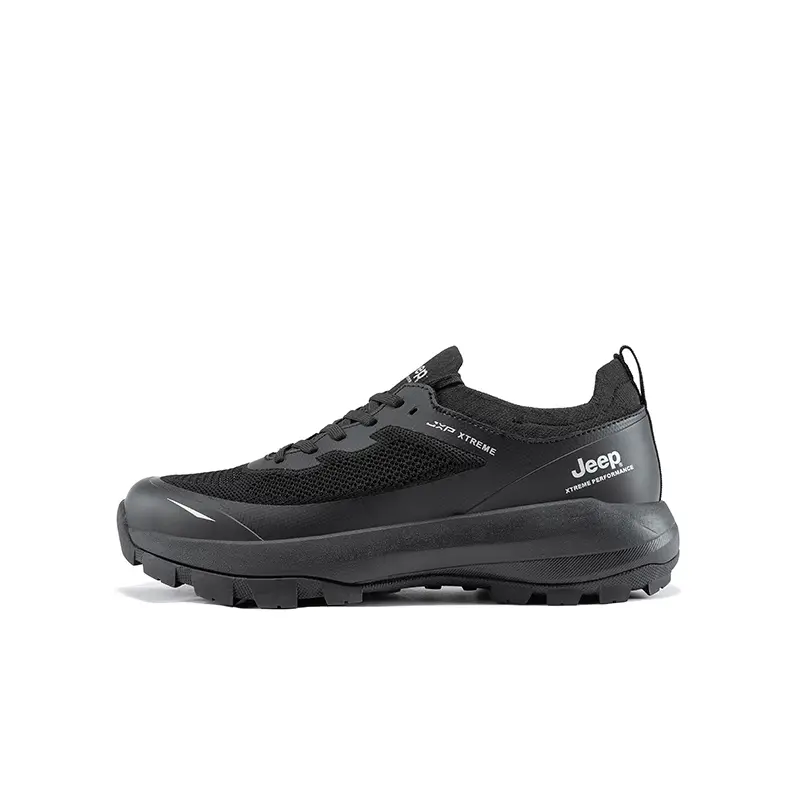 Jeep Low Top Hiking Shoes Men's Black