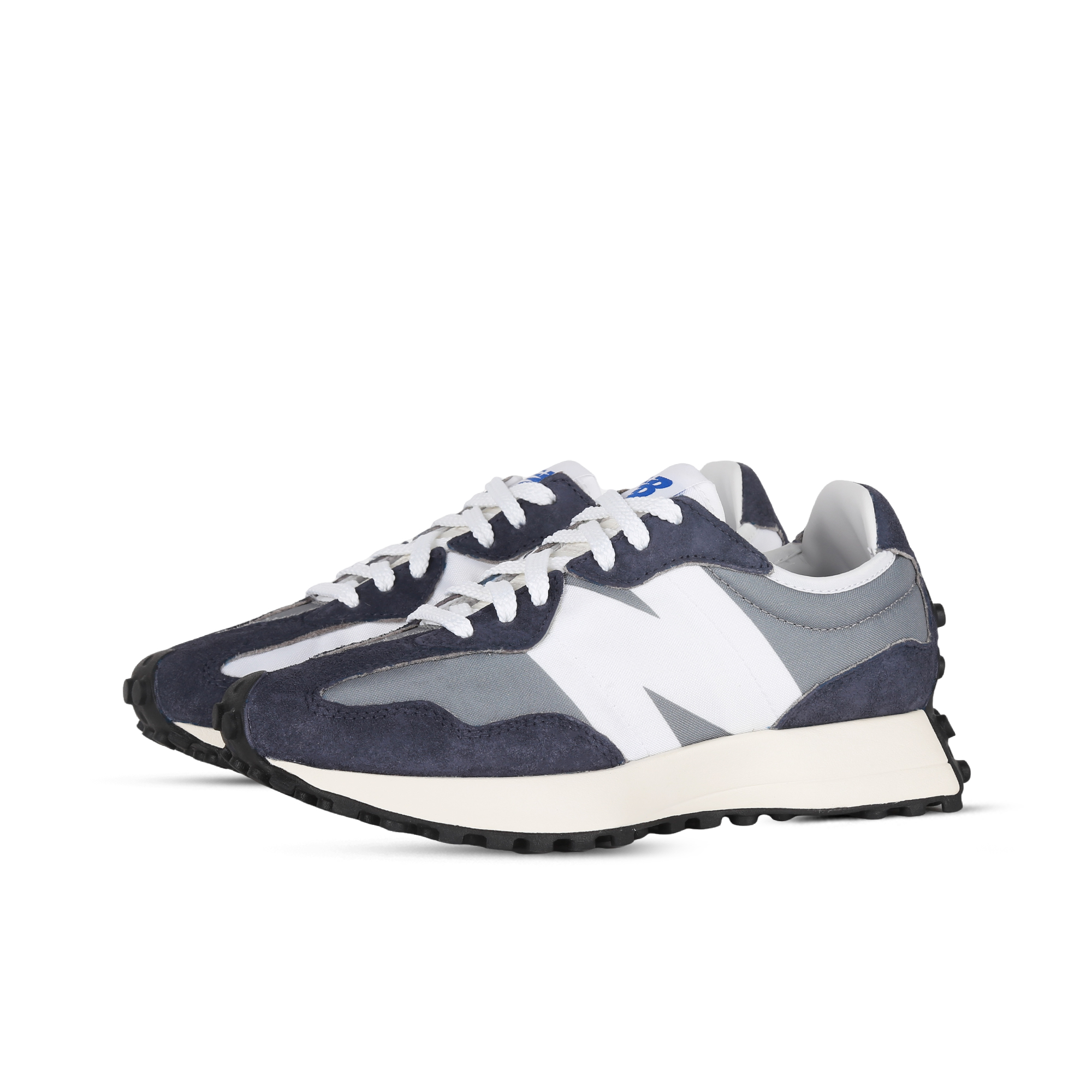 New Balance NB 327 Cushioning Abrasion Resistant Breathable Low Top City Commute Running Shoes Unisex Blue White Gray купить в интернет-магазине Yoocart с быстрой доставкой по России.