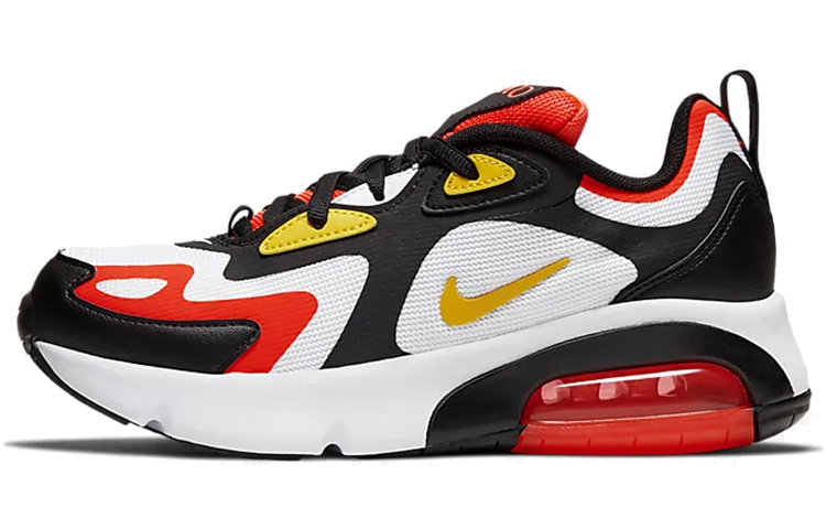 Nike Air Max 200 'Black Bright Crimson' Gs