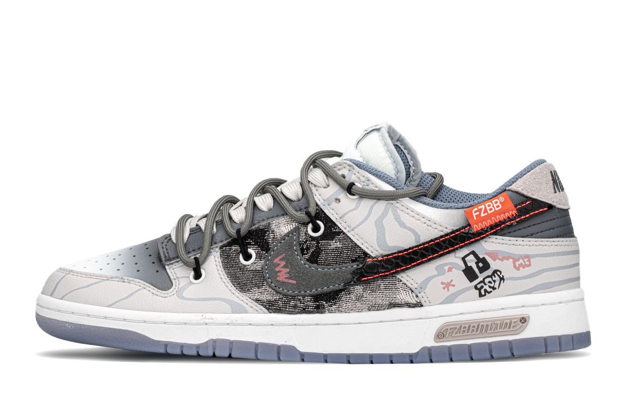 Nike Dunk Slip Resistant Low Top Skateboard Shoes Men's Purple Black купить в интернет-магазине Yoocart с быстрой доставкой по России.