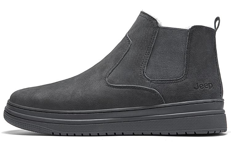 Jeep Snow Boots Men Gray