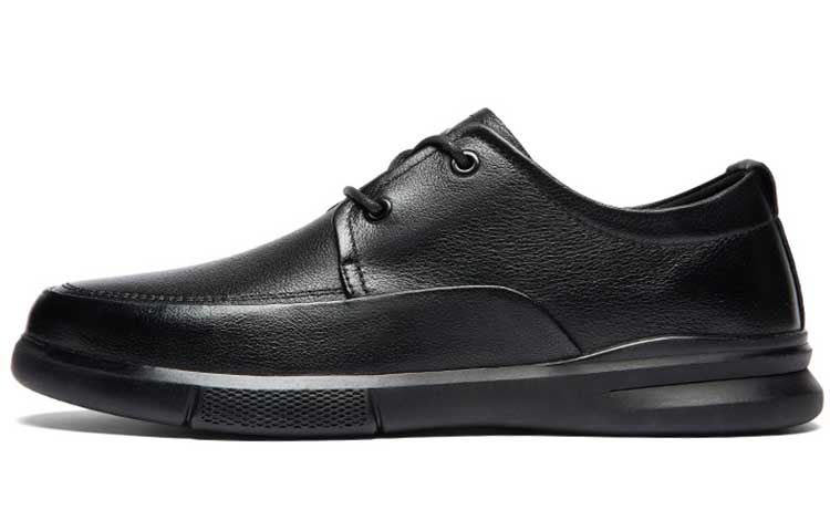 Jeep Dress Shoes Men Low Top Black