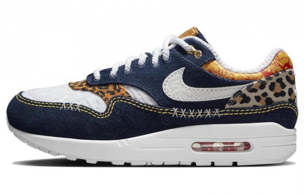 Nike Air Max 1 Premium Denim Leopard