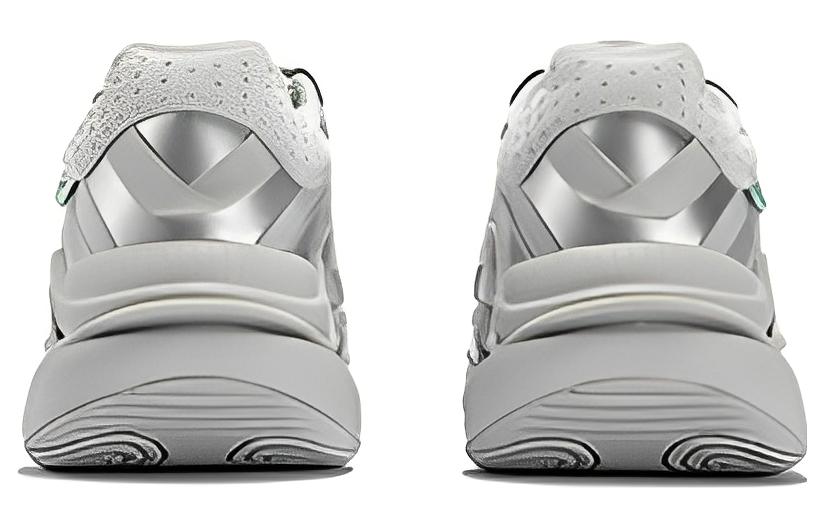 361° Wind Whirlpool Anti Slip Wear Resistant Low Top Running Shoes Men's Gray White