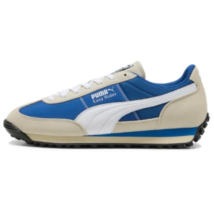 PUMA Easy Rider Abrasion Resistant Low Top Casual Shoes Unisex White Blue
