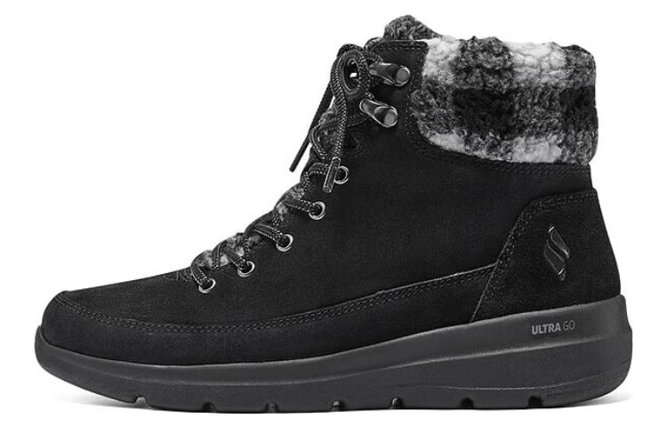 Skechers On the GO Glacial Ultra Timber 'Black White' Women's
