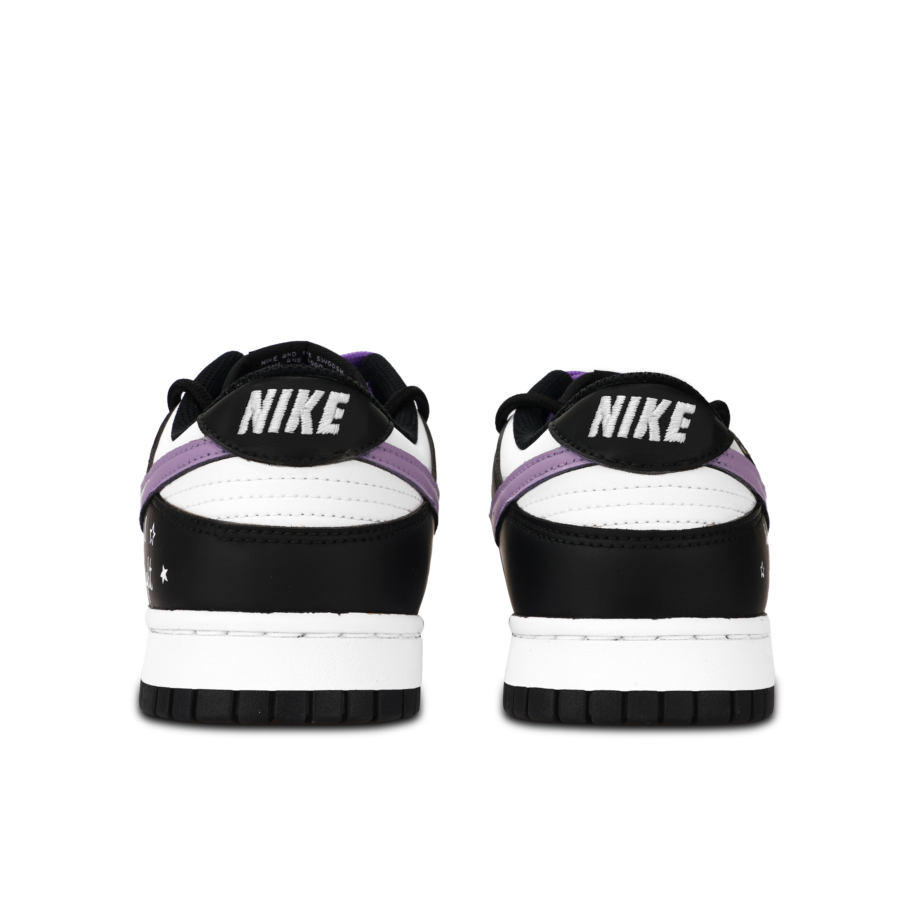Nike Dunk Night Star, Black White Abrasion Resistant Low top Skateboard Shoes Unisex Purple купить в интернет-магазине Yoocart с быстрой доставкой по России.