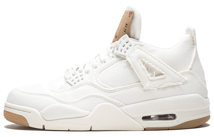 JORDAN 4 Retro Levi's White Levi's Tag
