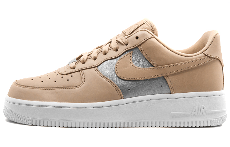 Nike Air Force 1 Low Bio Beige Metallic Silver Women's