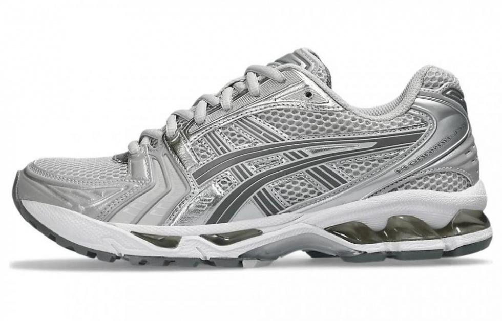Asics Гель Kayano 14 Беговые кроссовки Низкие Серебристо-серые Женские