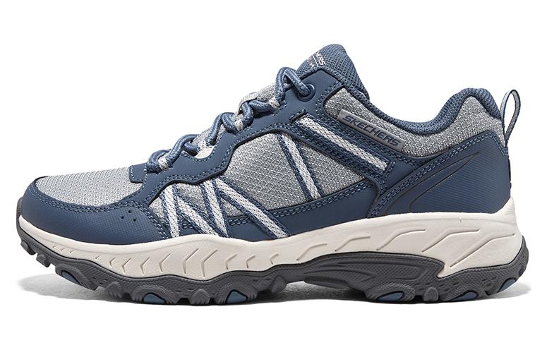 Skechers Grand Peak - Trail Bound Cushioning Anti-Slip And Wear-Resistant Low-Top Outdoor Shoes Women's Blue Gray