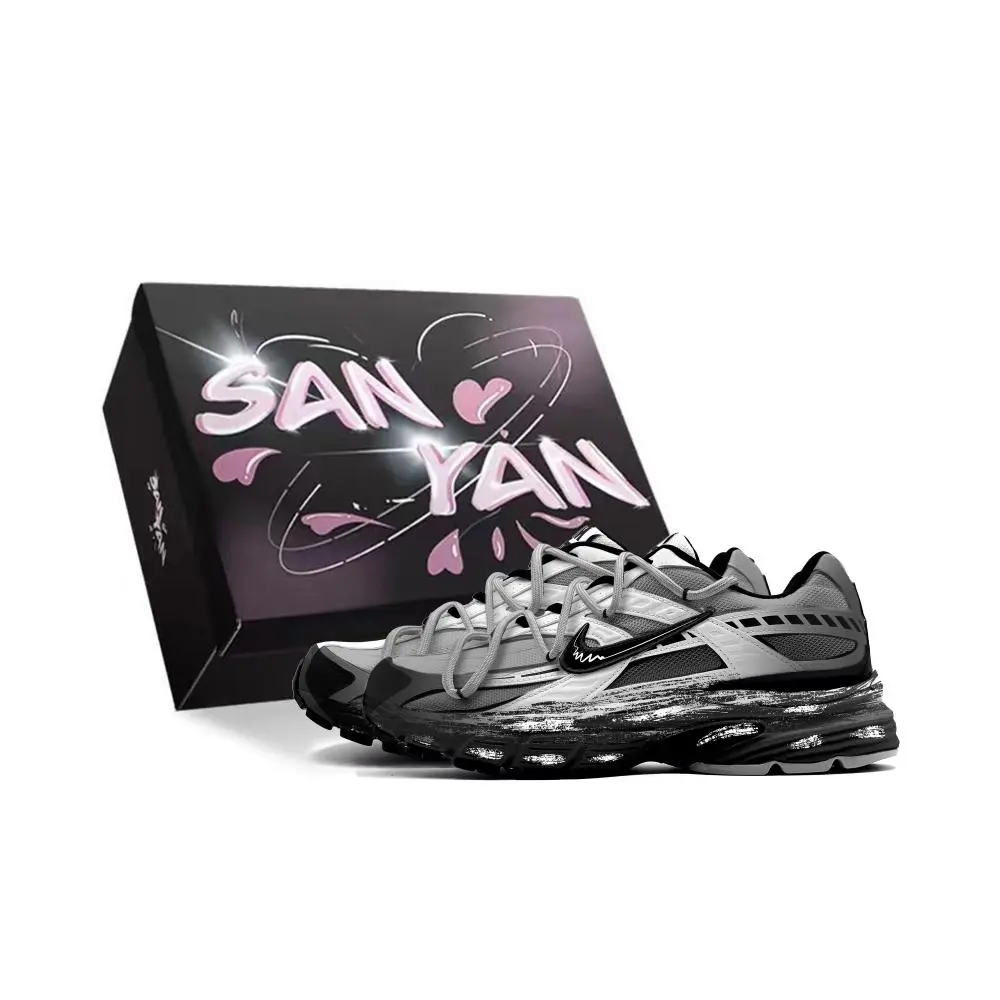 Nike Initiator Low top City Commute Running Shoes Unisex Black White