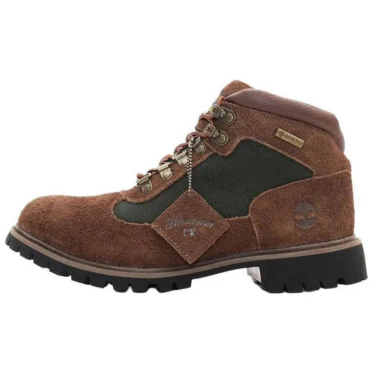 The Apartment x Timberland Abrasion Resistant Slip Resistant Short Outdoor Boots Men's Brown