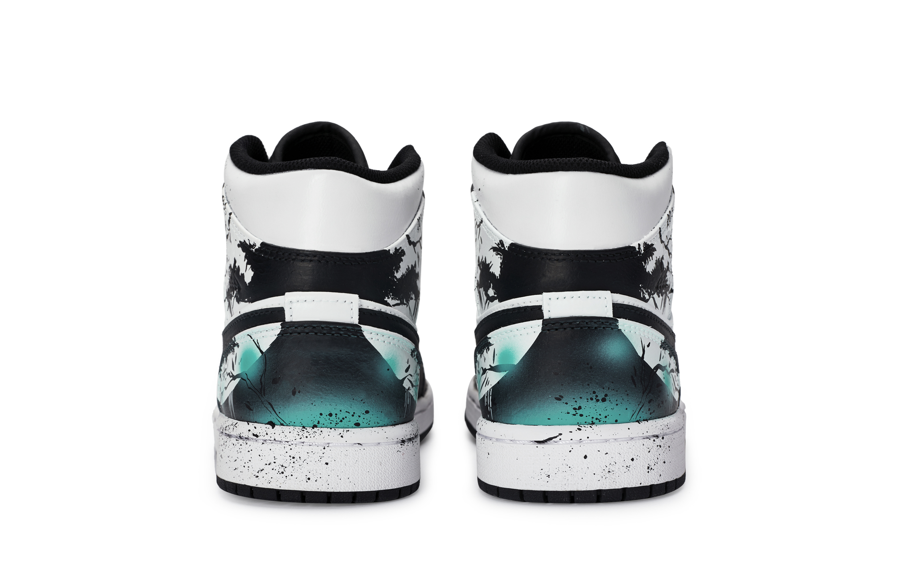 Jordan Air Jordan 1 Vintage Basketball Shoes Women's Mid top Blue Green купить в интернет-магазине Yoocart с быстрой доставкой по России.
