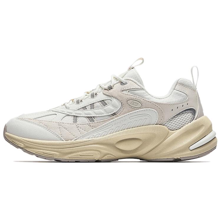 Anta Deep Sea 2 Anti Slip Wear Resistant Low Top City Commute Running Shoes Men's White Gray